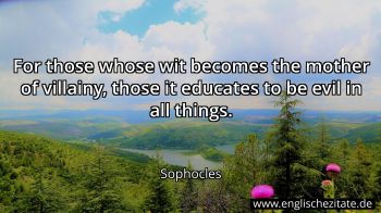 Englisches Zitat von Sophocles als Bild