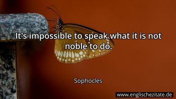Englisches Zitat von Sophocles als Bild