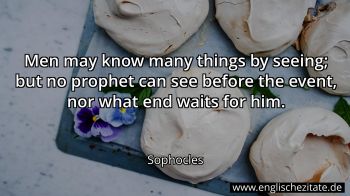 Englisches Zitat von Sophocles als Bild