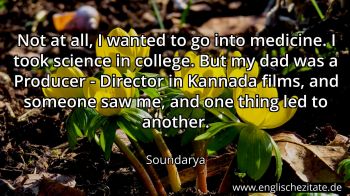 Englisches Zitat von Soundarya als Bild
