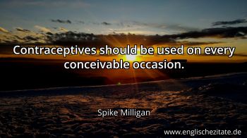 Englisches Zitat von Spike Milligan als Bild