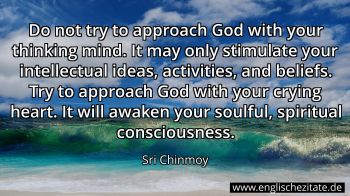 Englisches Zitat von Sri Chinmoy als Bild