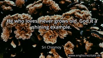 Englisches Zitat von Sri Chinmoy als Bild
