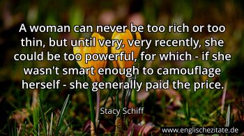 Englisches Zitat von Stacy Schiff als Bild