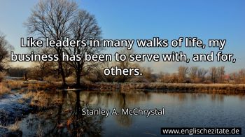 Englisches Zitat von Stanley A. McChrystal als Bild