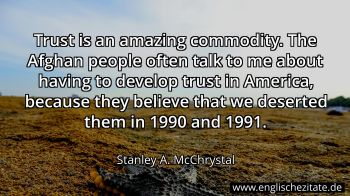 Englisches Zitat von Stanley A. McChrystal als Bild