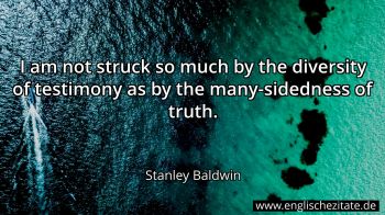 Englisches Zitat von Stanley Baldwin als Bild