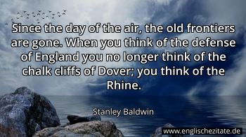 Englisches Zitat von Stanley Baldwin als Bild
