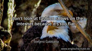Englisches Zitat von Stefano Gabbana als Bild