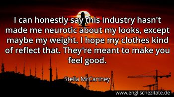 Englisches Zitat von Stella McCartney als Bild