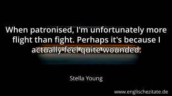 Englisches Zitat von Stella Young als Bild