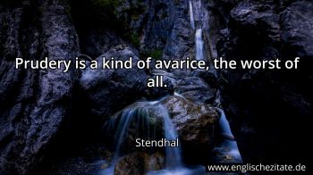 Englisches Zitat von Stendhal als Bild