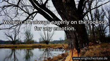 Englisches Zitat von Stendhal als Bild