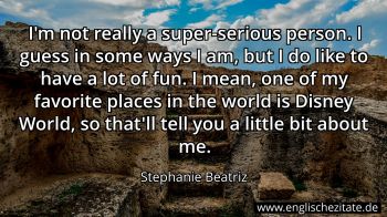 Englisches Zitat von Stephanie Beatriz als Bild