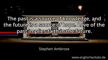 Englisches Zitat von Stephen Ambrose als Bild