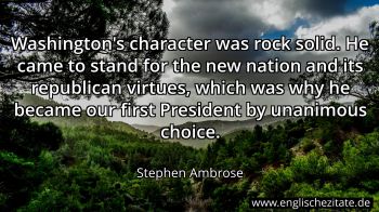 Englisches Zitat von Stephen Ambrose als Bild