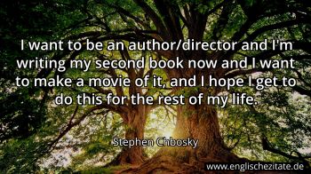 Englisches Zitat von Stephen Chbosky als Bild