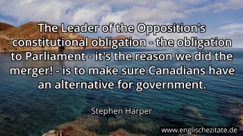 Englisches Zitat von Stephen Harper als Bild