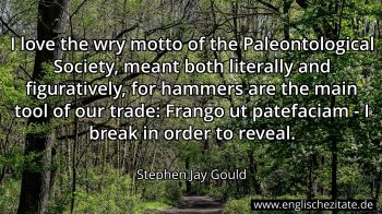 Englisches Zitat von Stephen Jay Gould als Bild