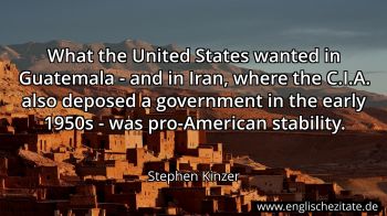 Englisches Zitat von Stephen Kinzer als Bild