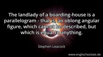 Englisches Zitat von Stephen Leacock als Bild