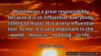 Englisches Zitat von Stephen Marley als Bild