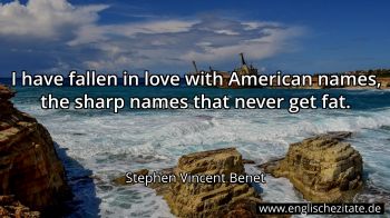 Englisches Zitat von Stephen Vincent Benet als Bild