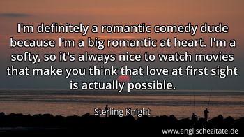 Englisches Zitat von Sterling Knight als Bild