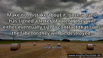 Englisches Zitat von Steve Albini als Bild