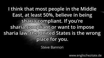 Englisches Zitat von Steve Bannon als Bild