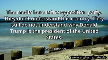 Englisches Zitat von Steve Bannon als Bild
