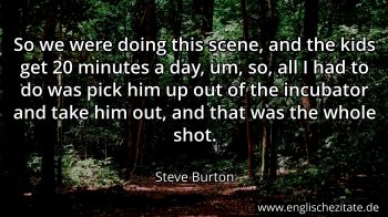 Englisches Zitat von Steve Burton als Bild