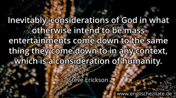 Englisches Zitat von Steve Erickson als Bild