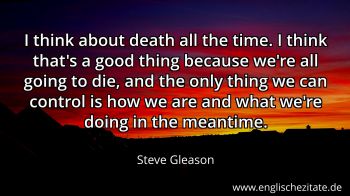 Englisches Zitat von Steve Gleason als Bild