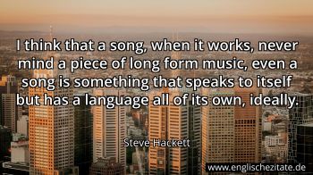 Englisches Zitat von Steve Hackett als Bild