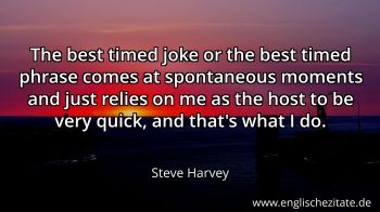 Englisches Zitat von Steve Harvey als Bild