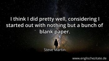 Englisches Zitat von Steve Martin als Bild