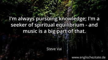 Englisches Zitat von Steve Vai als Bild
