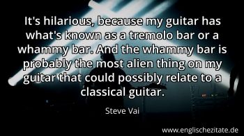 Englisches Zitat von Steve Vai als Bild