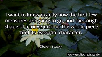 Englisches Zitat von Steven Stucky als Bild