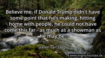 Englisches Zitat von Steven Van Zandt als Bild