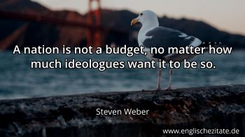 Englisches Zitat von Steven Weber als Bild
