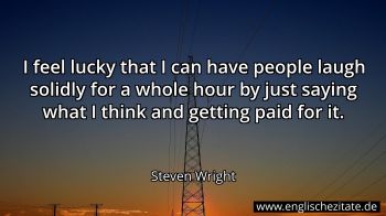 Englisches Zitat von Steven Wright als Bild