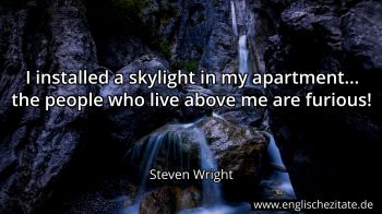 Englisches Zitat von Steven Wright als Bild