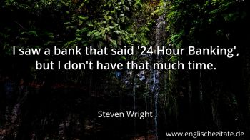 Englisches Zitat von Steven Wright als Bild