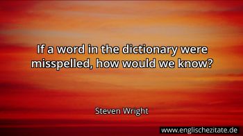 Englisches Zitat von Steven Wright als Bild