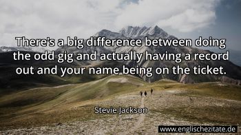 Englisches Zitat von Stevie Jackson als Bild