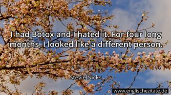 Englisches Zitat von Stevie Nicks als Bild