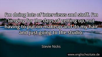 Englisches Zitat von Stevie Nicks als Bild