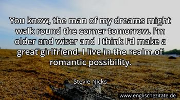 Englisches Zitat von Stevie Nicks als Bild